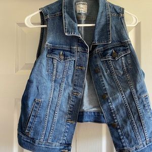 Blue Denim Jean Vest
